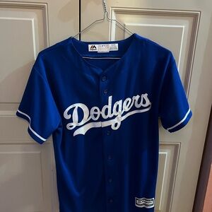 Majestic Blue MLB Logo Jersey